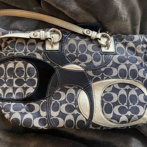 Coach denim purse
